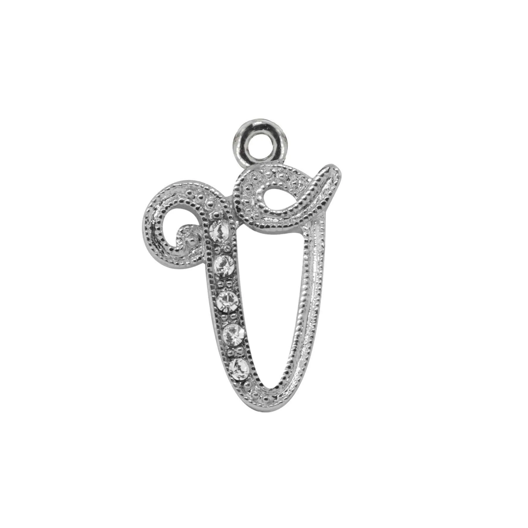 1928 Jewelry Crystal Accent Initial Charm