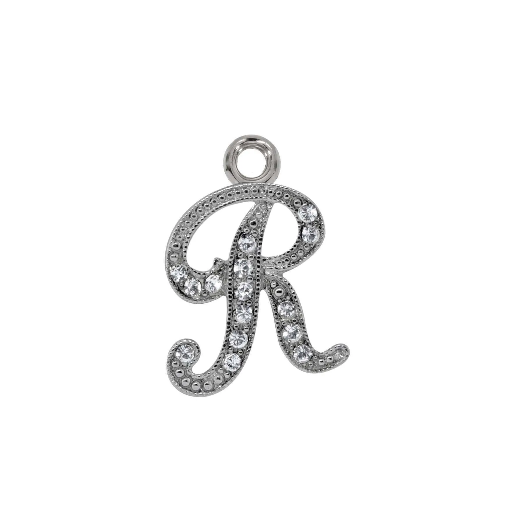 1928 Jewelry Crystal Accent Initial Charm