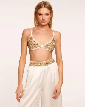 Ada Hand Beaded Bra Top