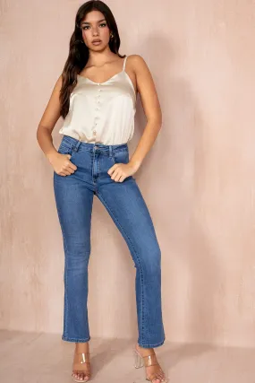 Aliana Blue Push Up Jeans