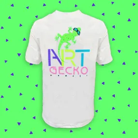 Art Gecko - 1980s Classic White Beefy Tee