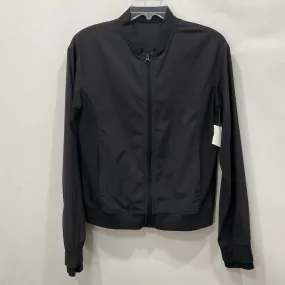 Athletic Jacket By Lululemon In Black, Size: 8