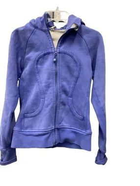 Athletic Jacket By Lululemon In Blue, Size: 8