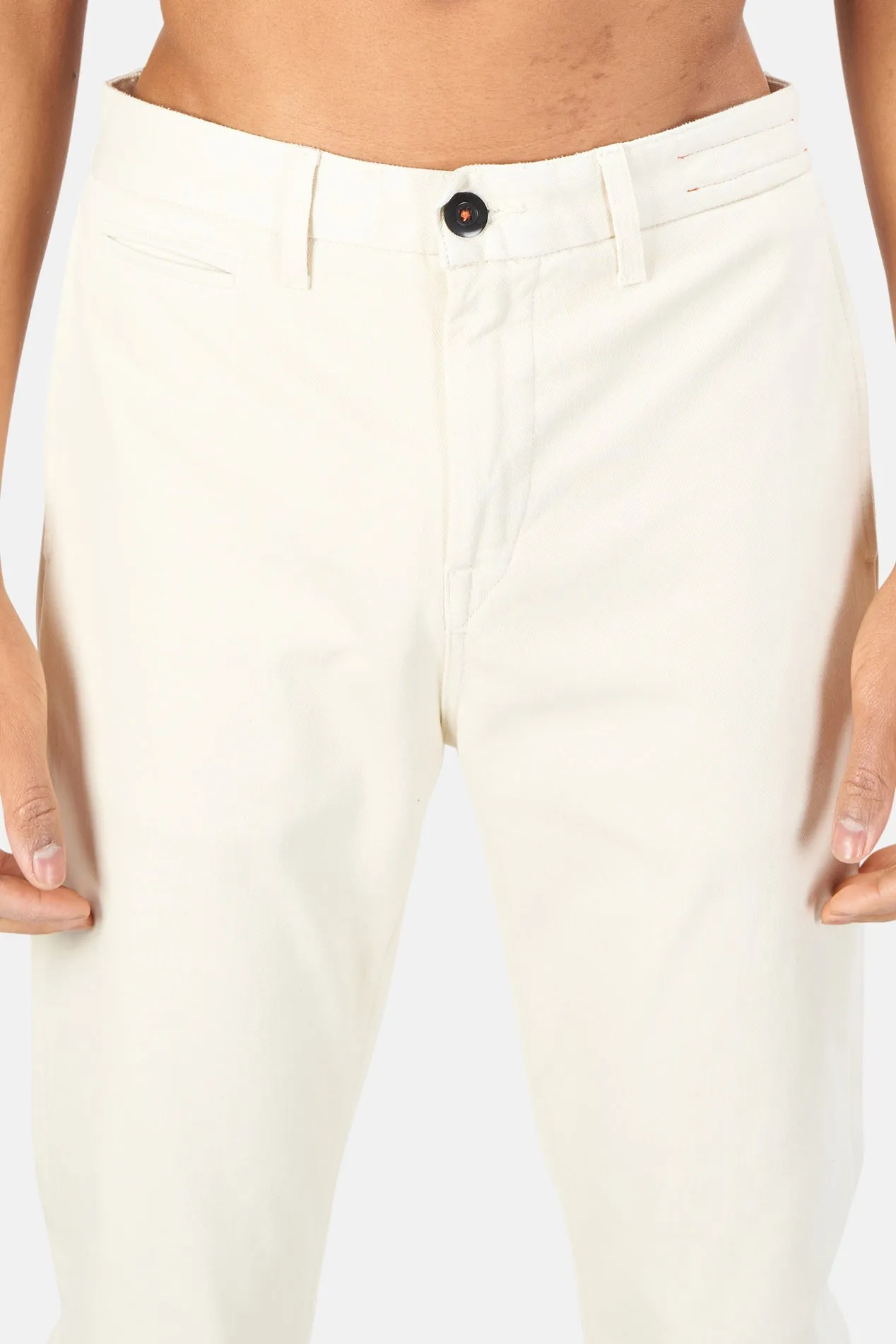 Axe Chino Pants Denit Ivory