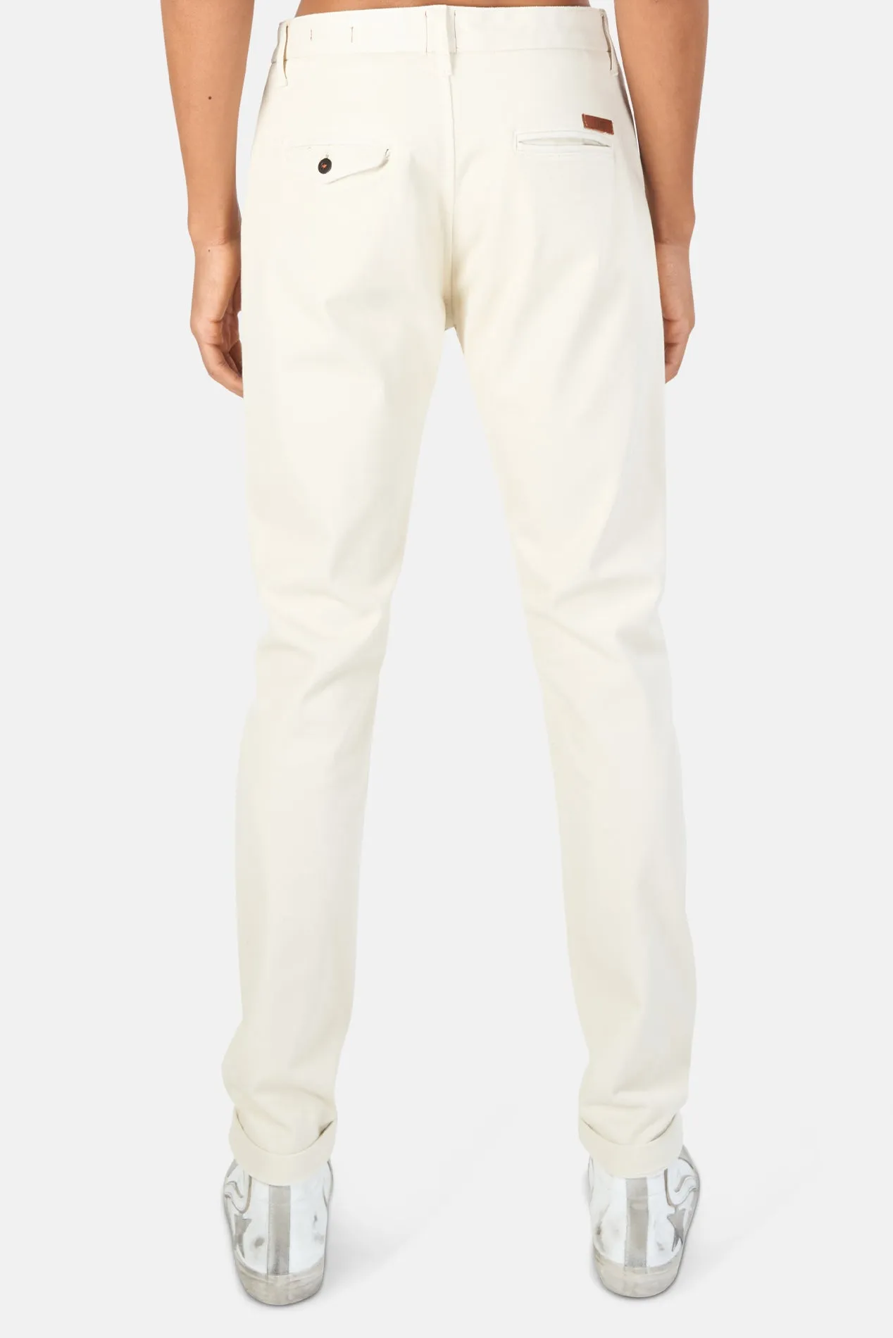 Axe Chino Pants Denit Ivory