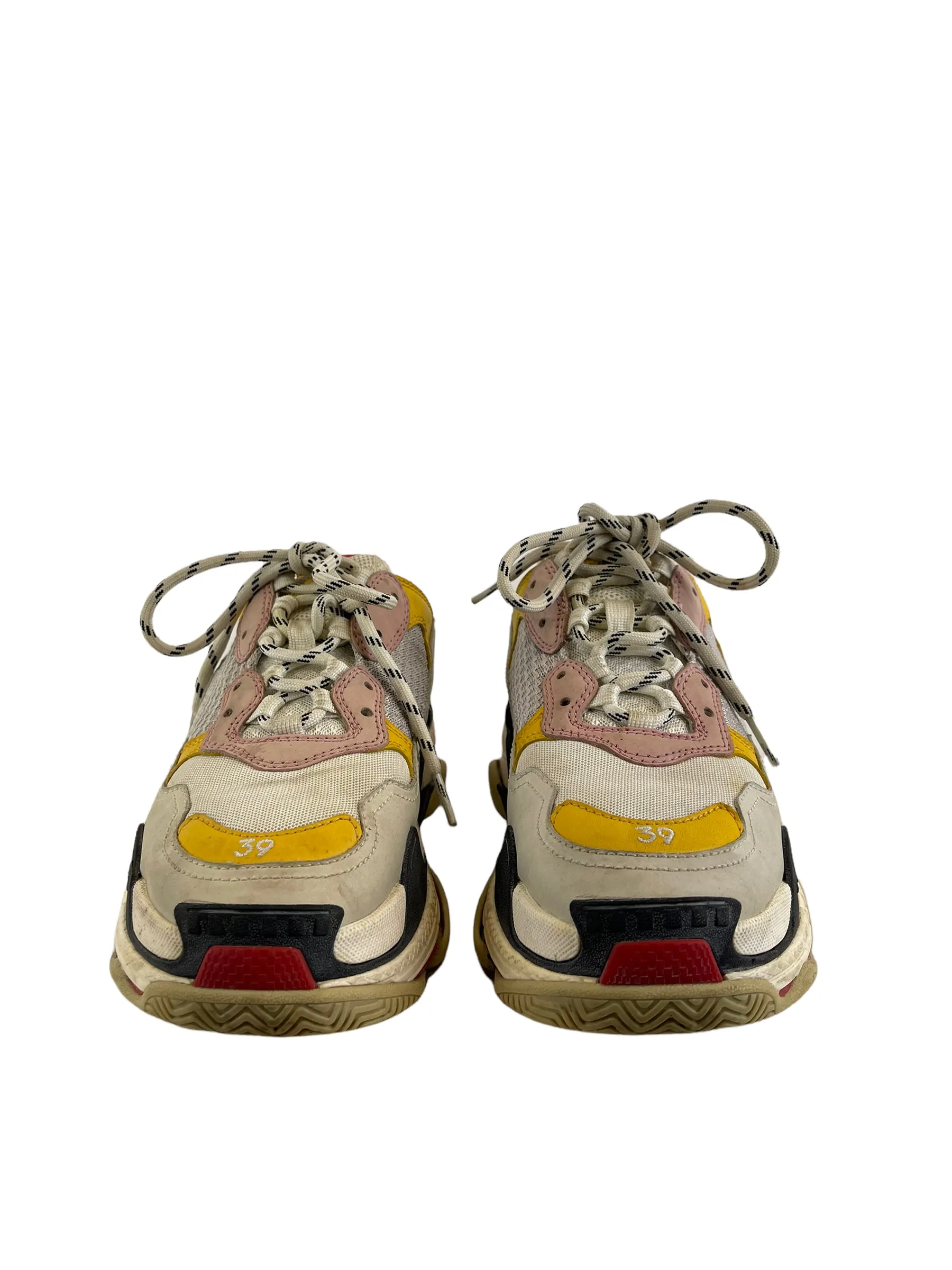 Balenciaga Multi Colour "Triple S" Trainers - UK 6