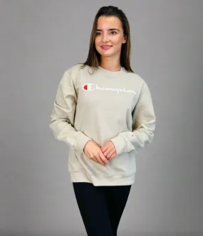 Beige Champion Unisex Sweatshirt