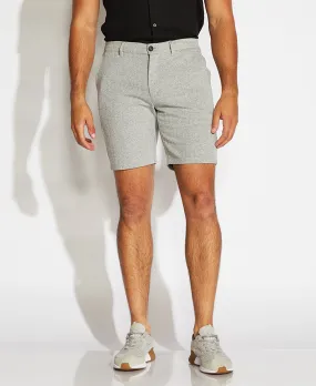 Blake Herringbone Knit Shorts (Black)