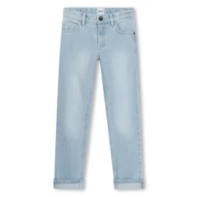 Bleach Denim Trousers