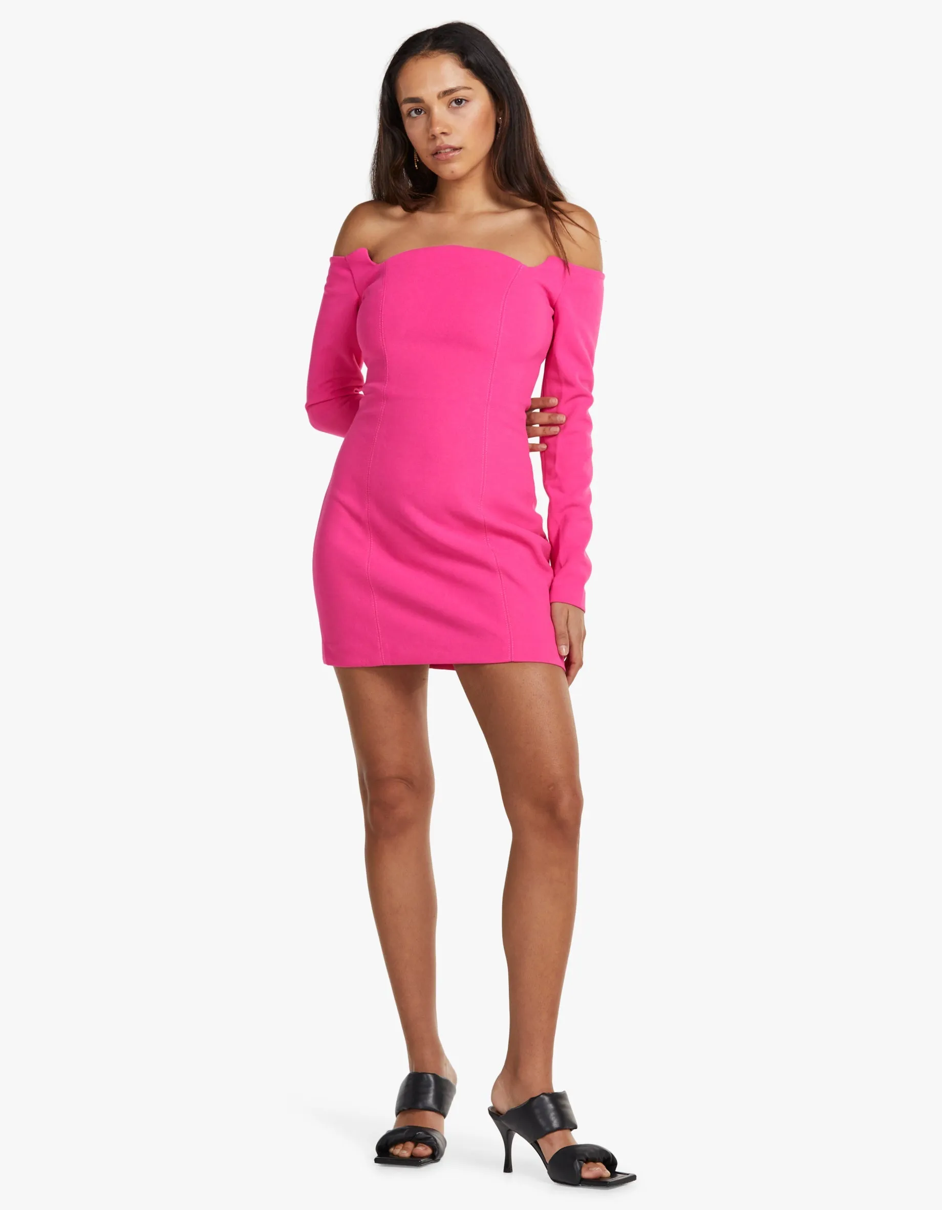 Bonita Mini Dress - Hot Pink