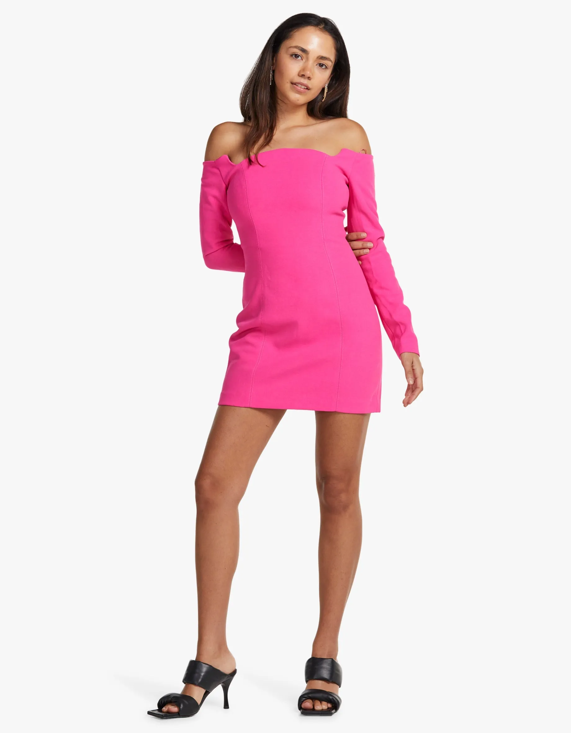 Bonita Mini Dress - Hot Pink