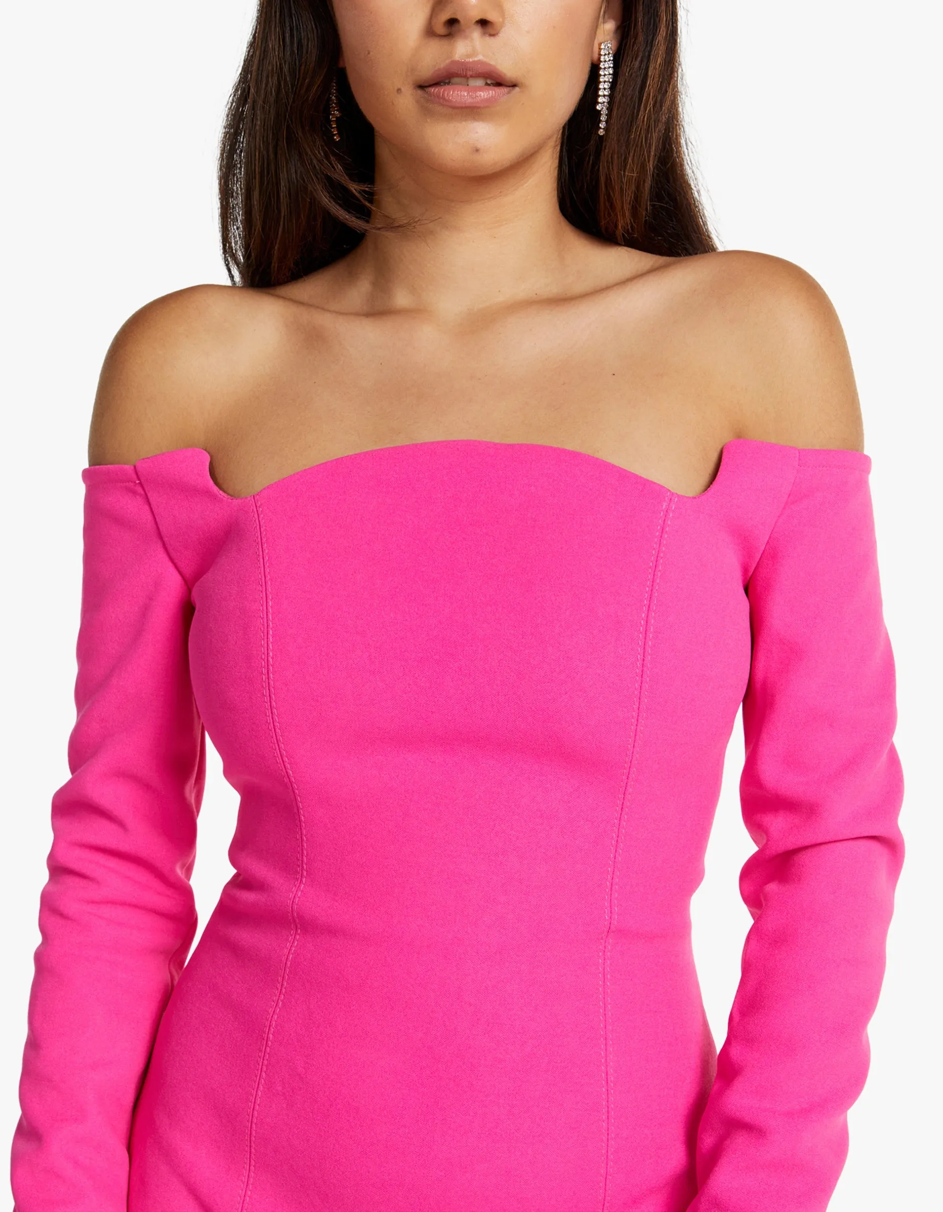 Bonita Mini Dress - Hot Pink