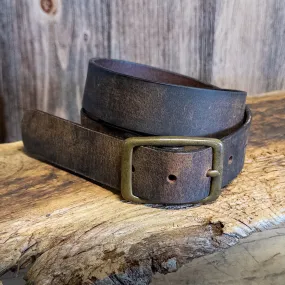 Boyer's Handmade Brown 1 1/4" Belt