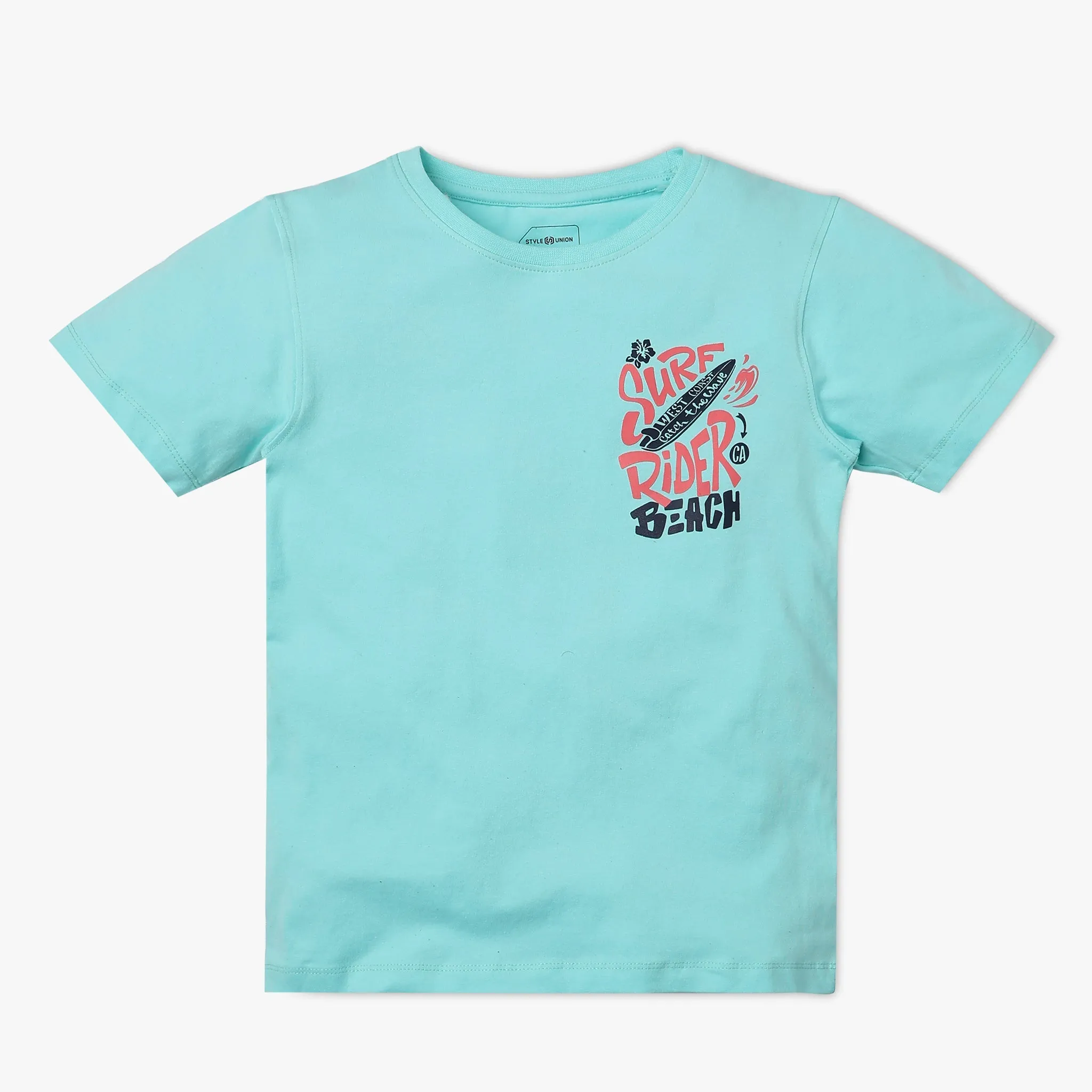 Boy's Regular Fit Printed T-Shirt