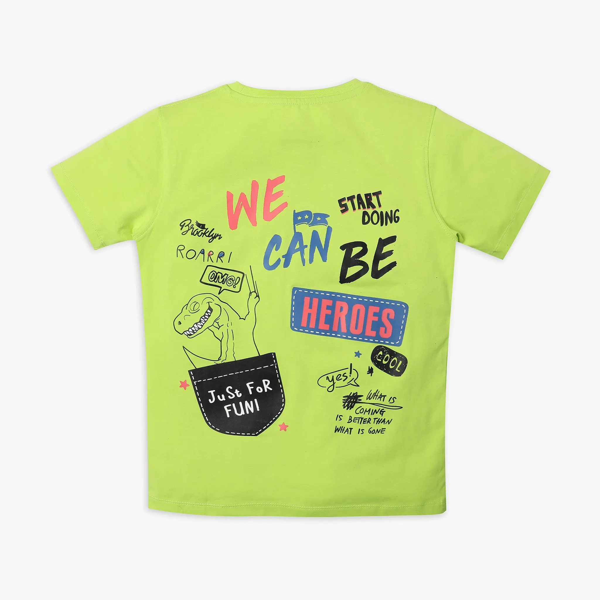 Boy's Regular Fit Printed T-Shirt