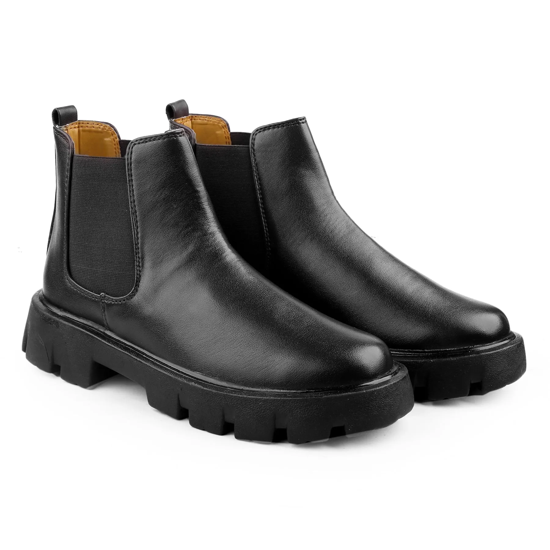 Bxxy's Vegan Leather Ankle Boots for Men