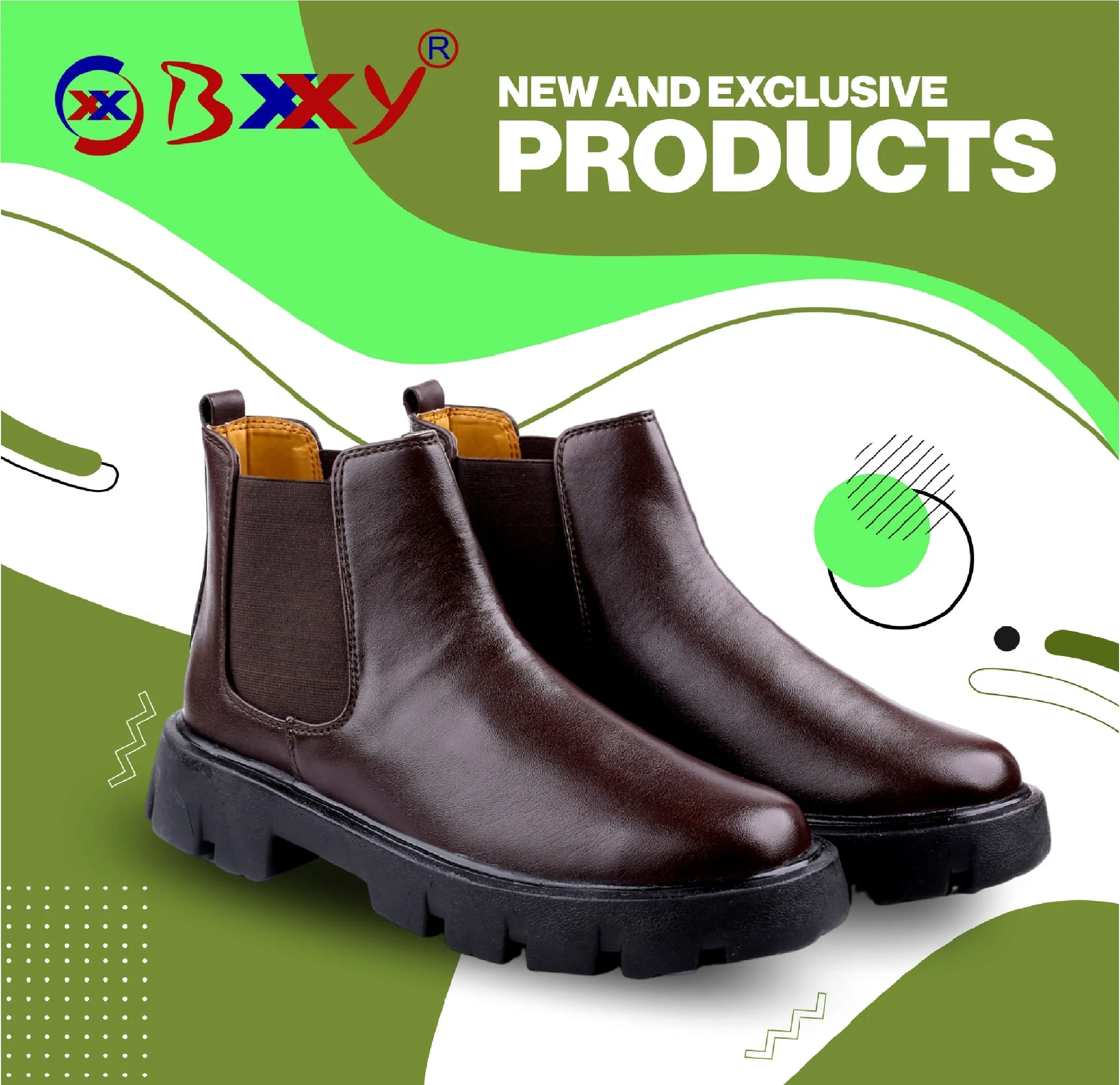 Bxxy's Vegan Leather Ankle Boots for Men