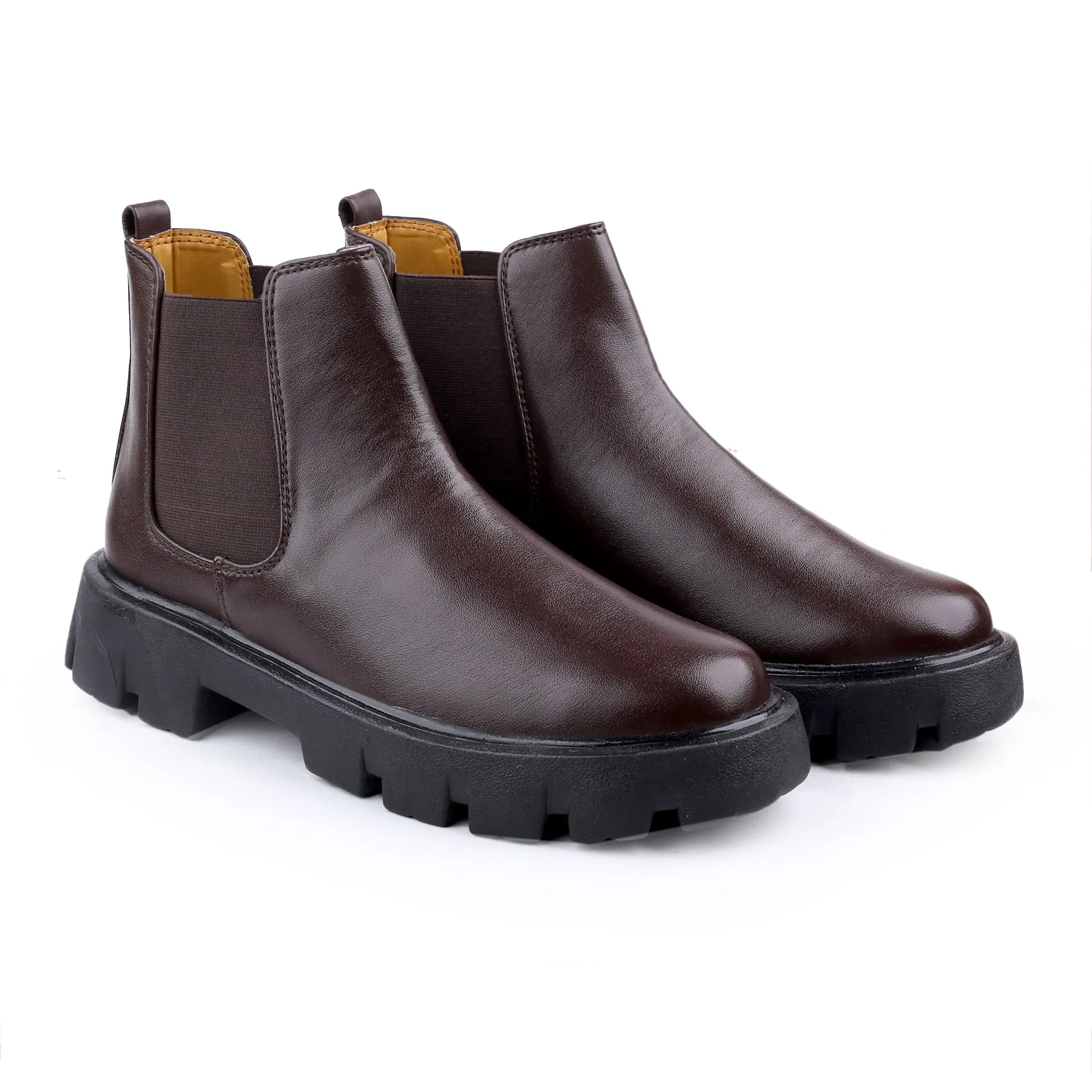 Bxxy's Vegan Leather Ankle Boots for Men