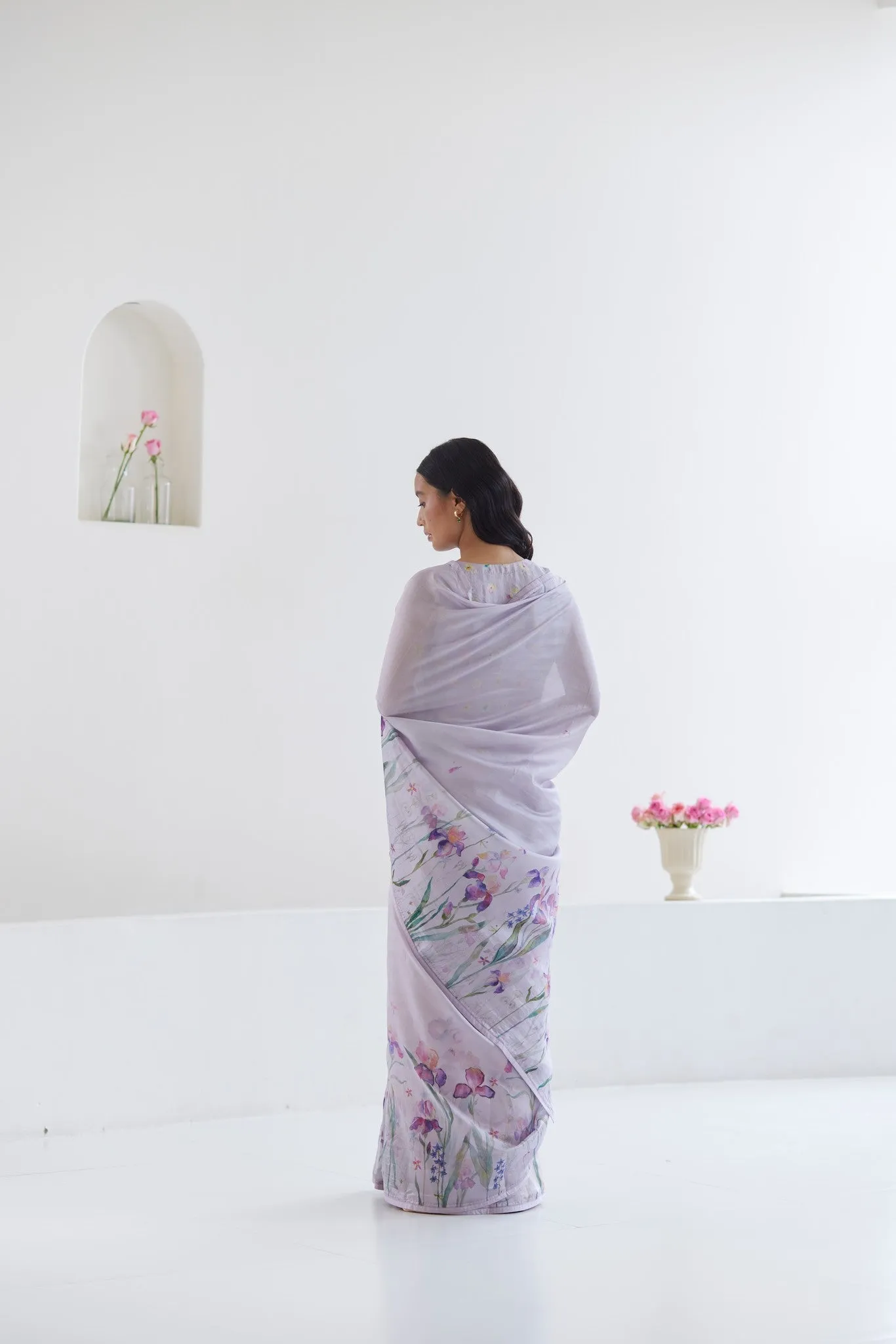 Cherished Times Mauve Saree