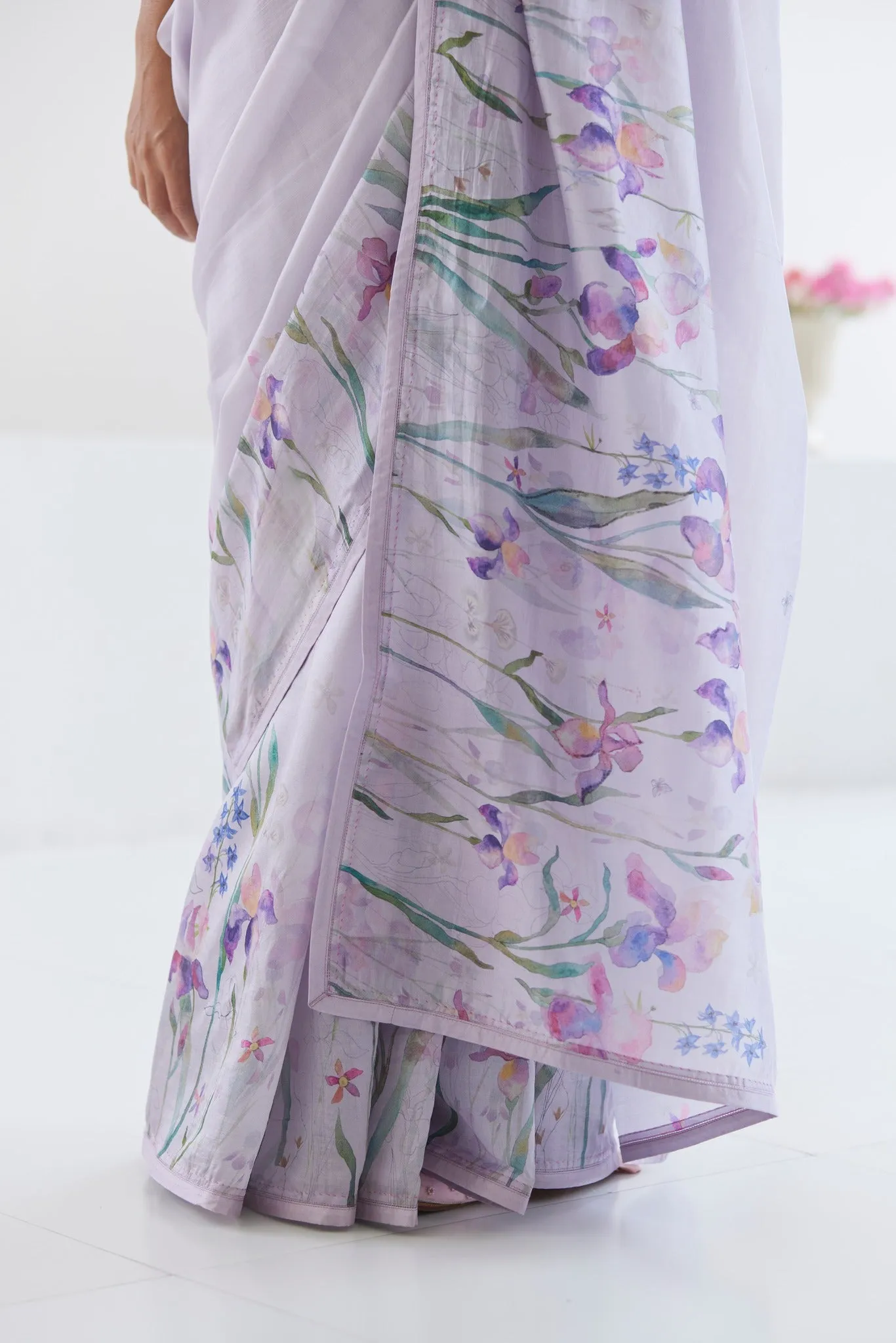 Cherished Times Mauve Saree