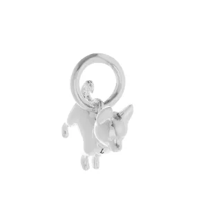 Chihuahua Silver Dog Charm