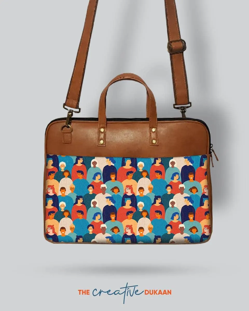 Colorful People - The Vegan Leather Laptop Bag