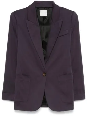 COTTON SINGLE-BREASTED BLAZER JACKET