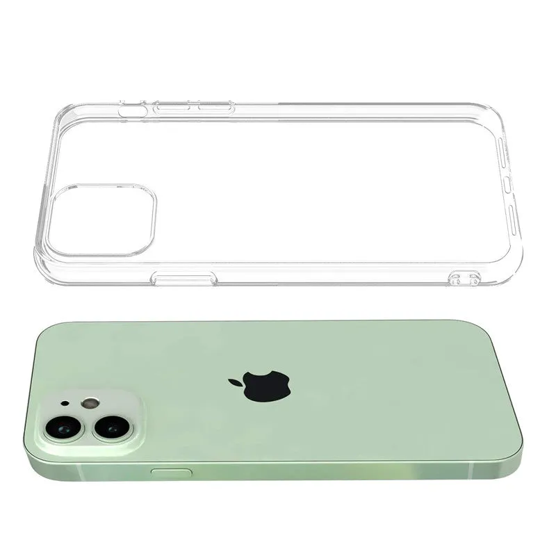 Crystal Clear Hard Back Anti-Yellowing Phone Case For Apple iPhone 12 Mini