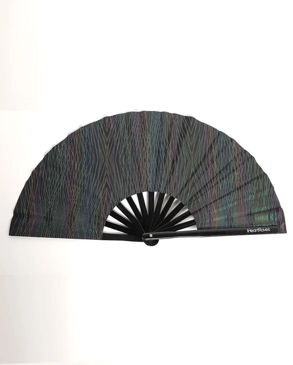 Deep Night Rainbow Reflective Hand Fan