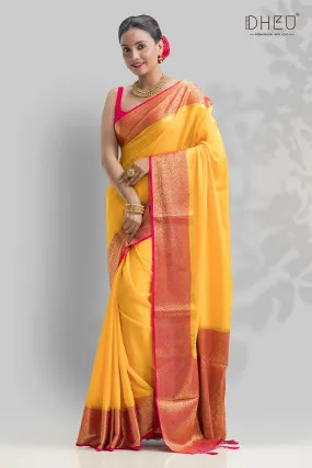 Designer Brocade Silk Saree