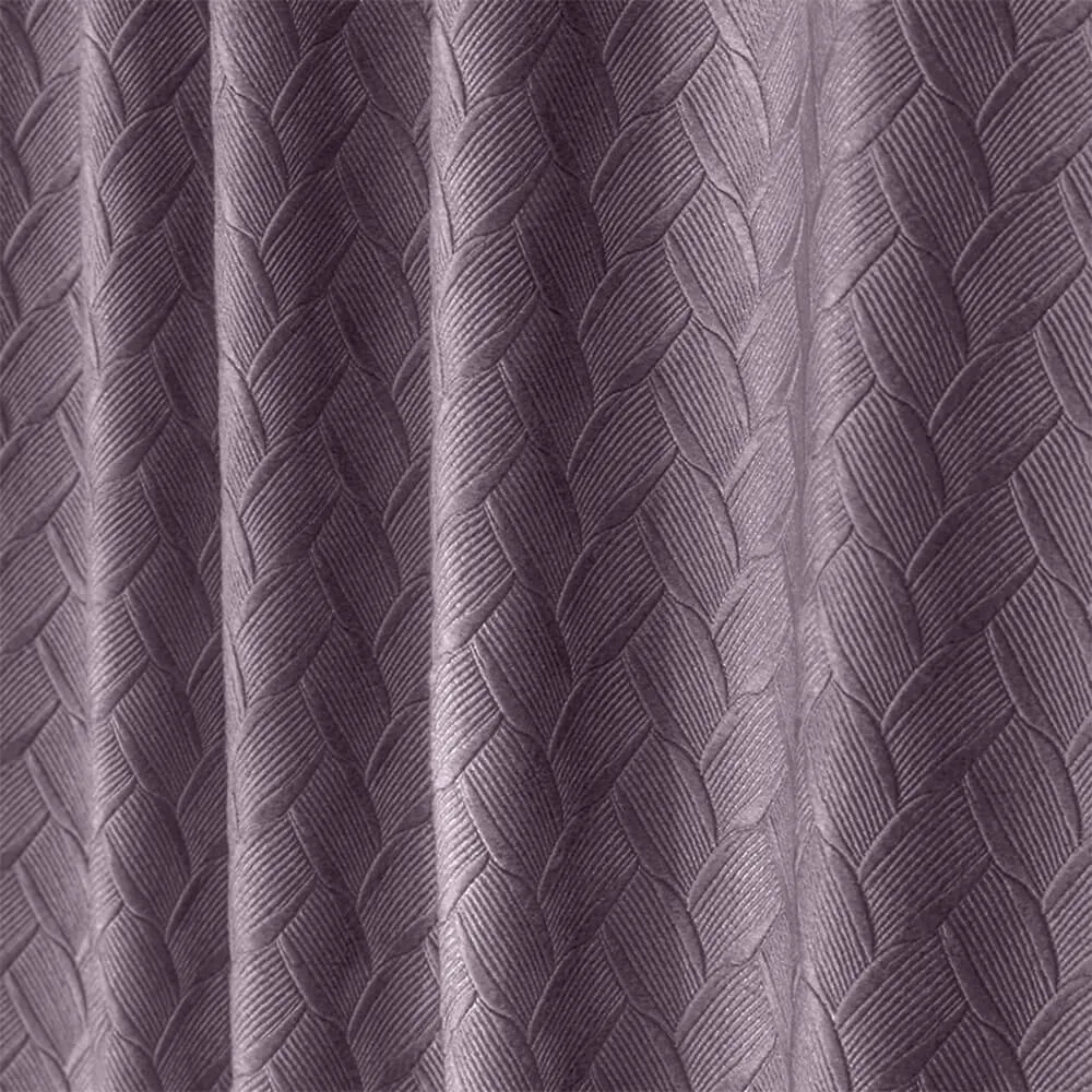 Diamond Geometric Textured Thickened Soundproof High Blackout Curtains