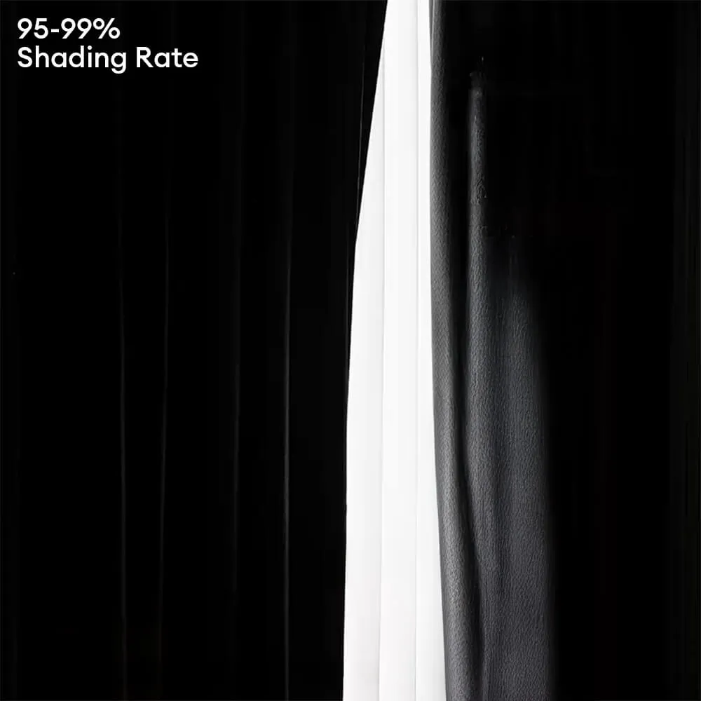 Diamond Geometric Textured Thickened Soundproof High Blackout Curtains