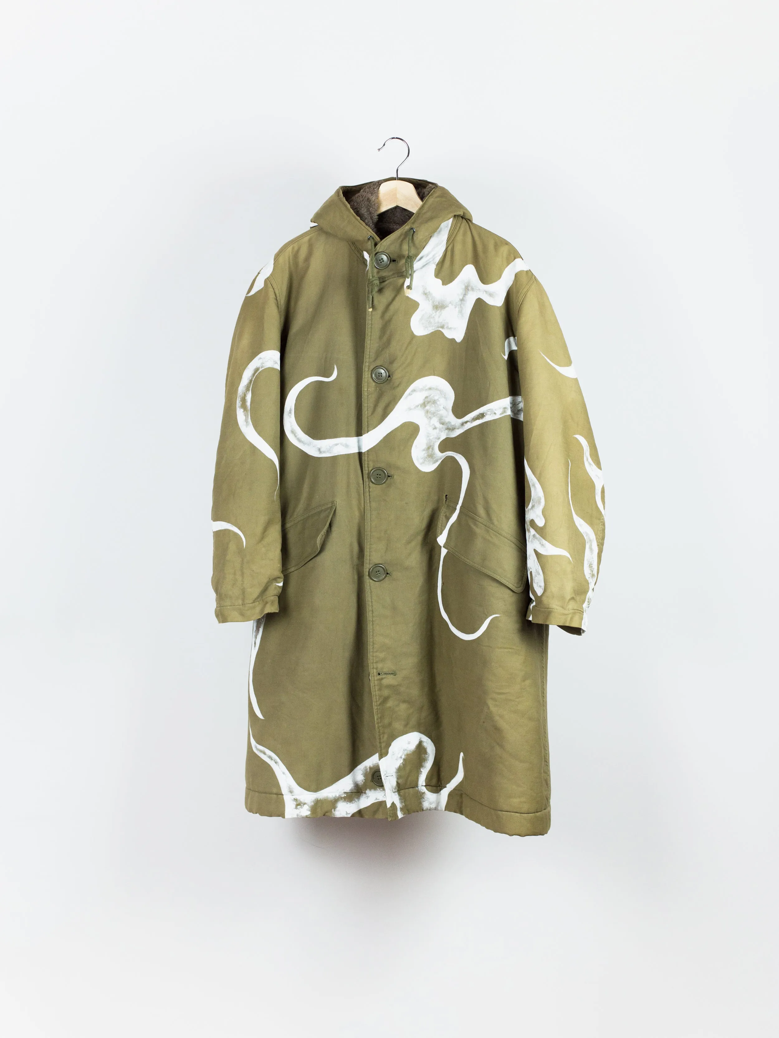 Eddie Yu Hand Painted 40s Deck Parka