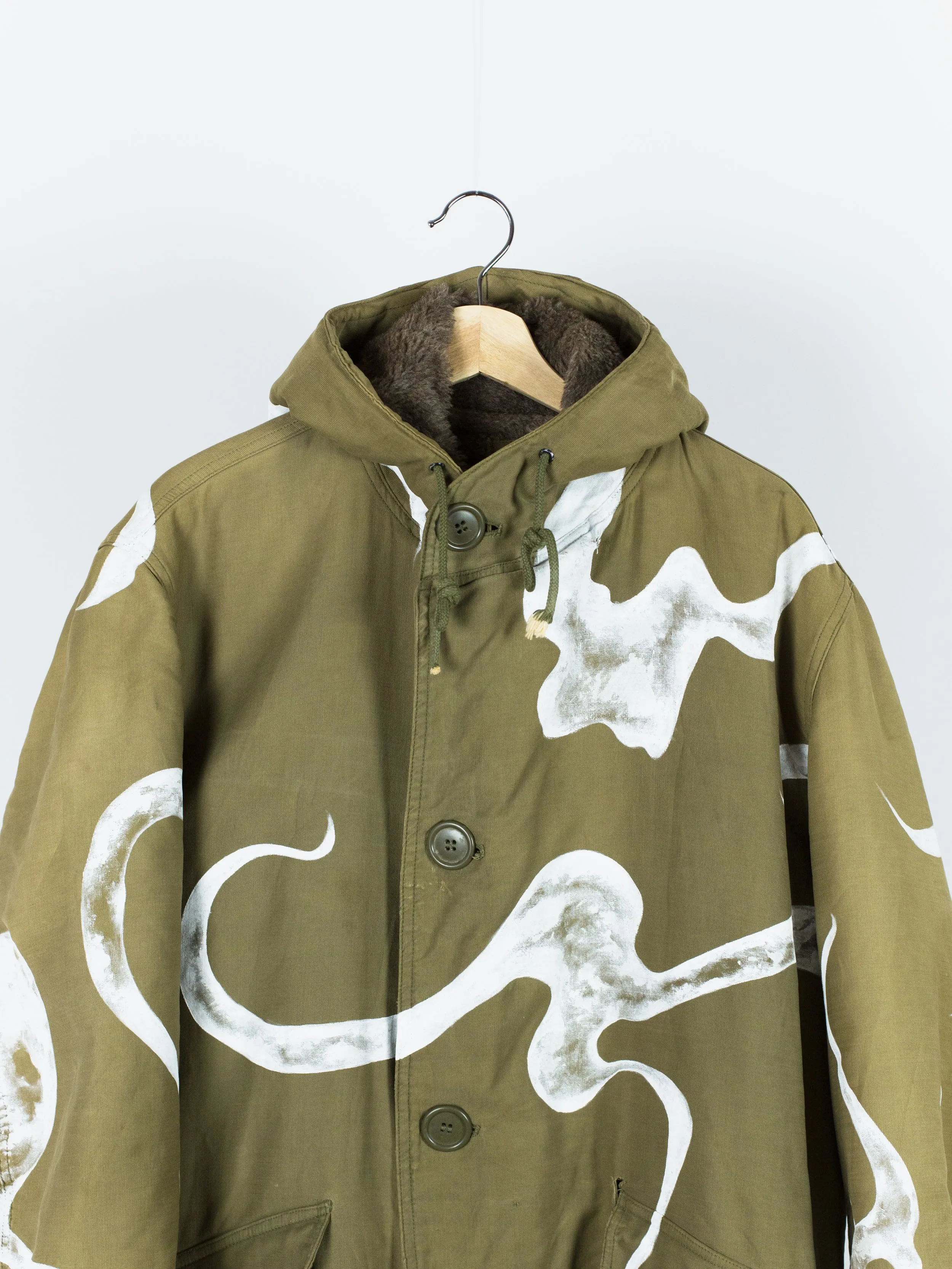 Eddie Yu Hand Painted 40s Deck Parka