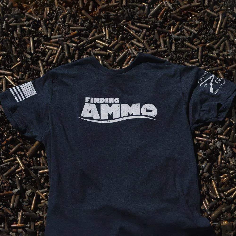 Finding Ammo T-Shirt - Midnight Navy