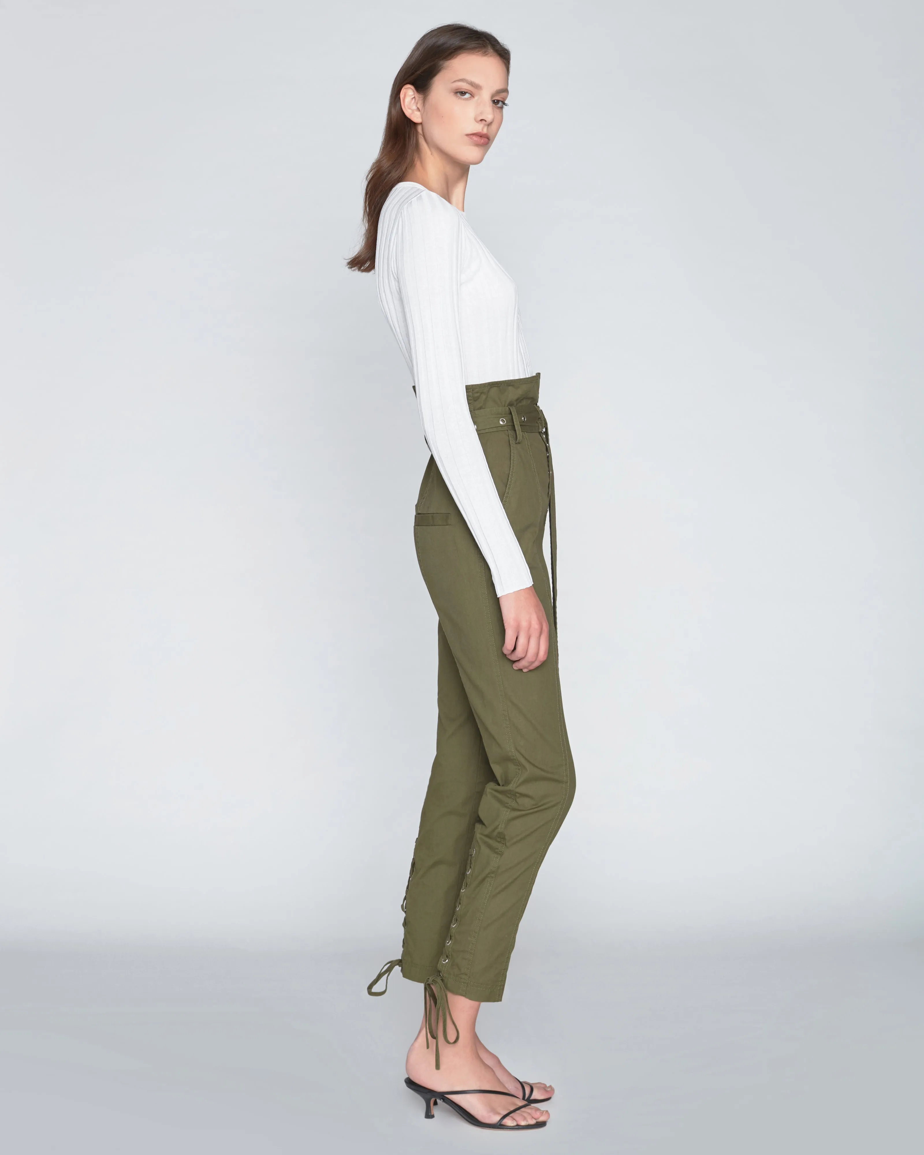 Gia Ankle Length Pant in Forest