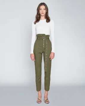 Gia Ankle Length Pant in Forest