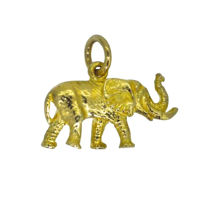 Gold Elephant Charm