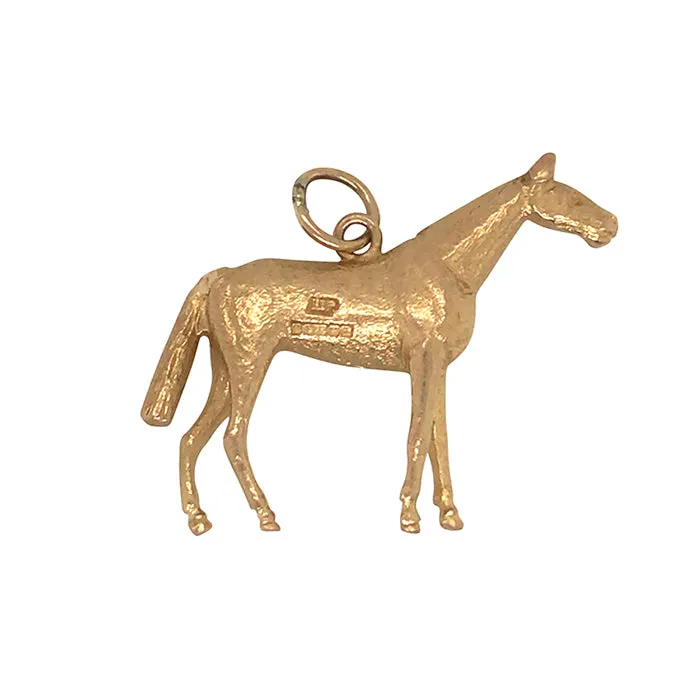 Gold Horse Charm