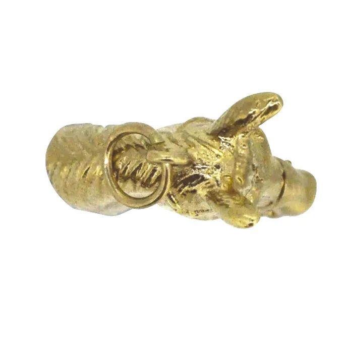 Gold Horse Head Charm