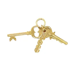 Gold Keys Charm