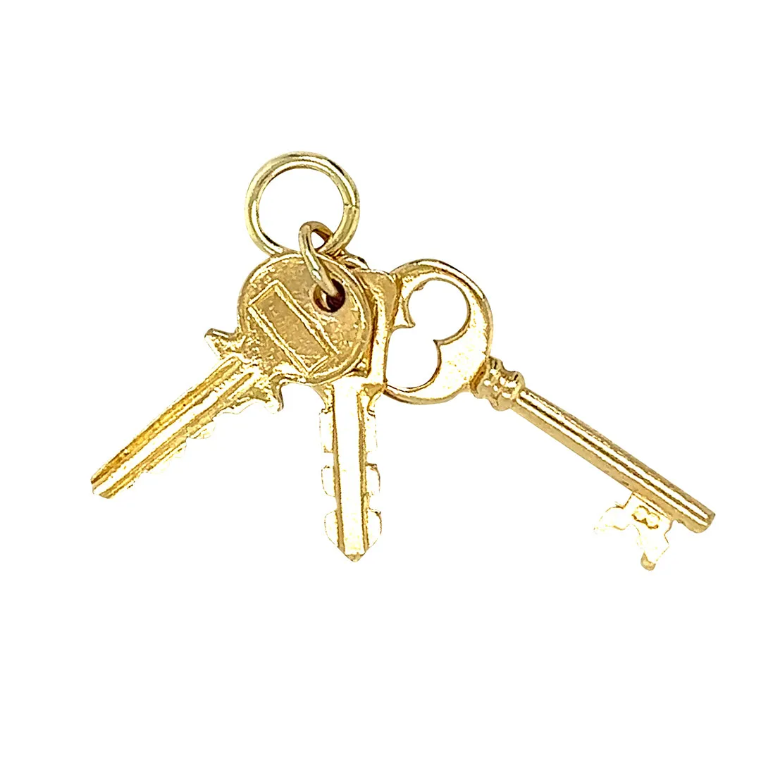 Gold Keys Charm