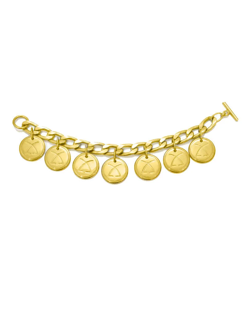 Gold Plated Charm Bracelet