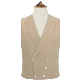 Hayward Beige Linen Waistcoat