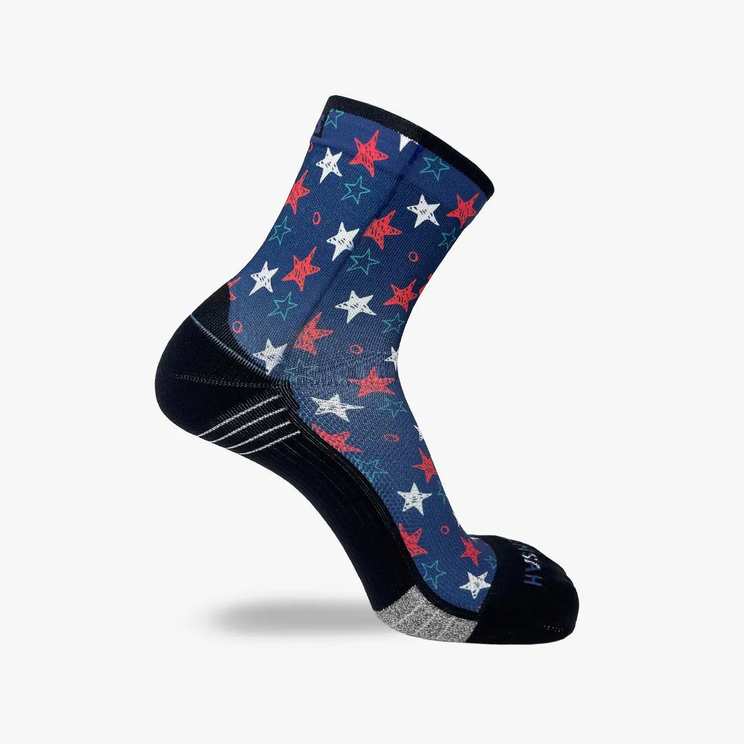 Illustrated Stars Socks (Mini-Crew)