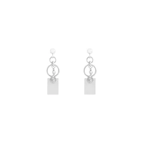 Indy Beaded Earrings - Sterling Silver