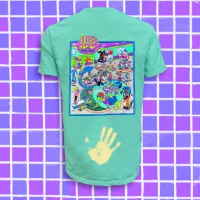 KIDS Green Hyper Pop-Up Pool Party Tee