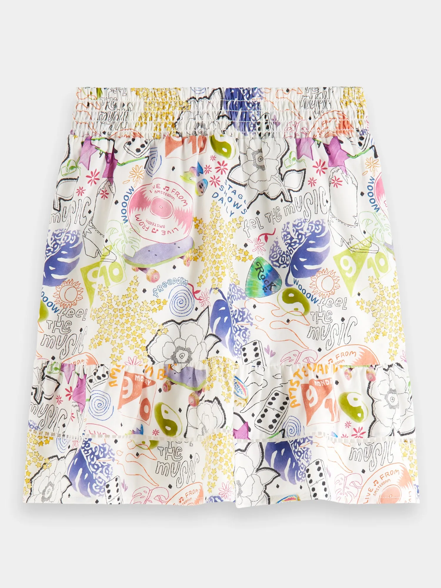 Kids - Printed mini skirt