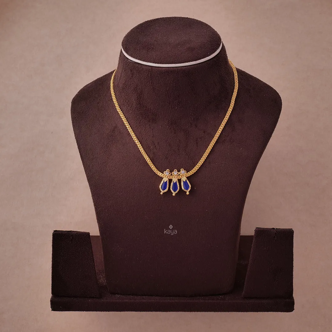 KY101002 - Simple Nagapadam necklace