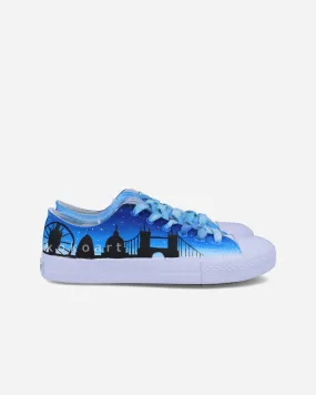 London Skyline Hand Painted Shoes